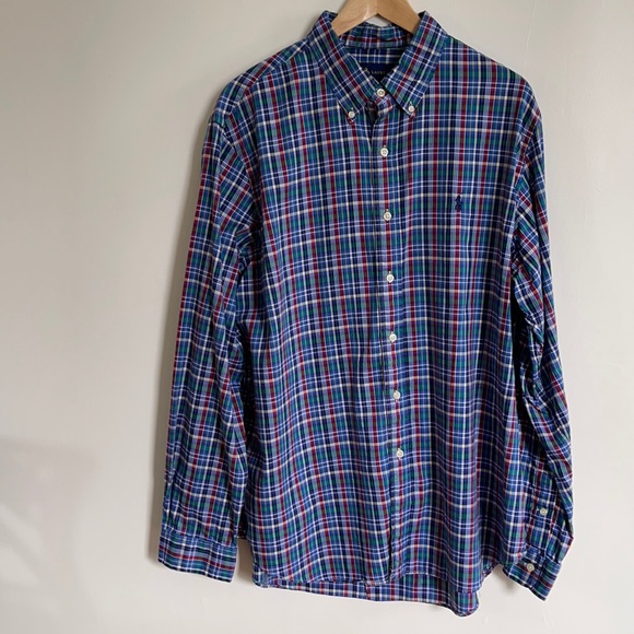 Polo Ralph Lauren Plaid Button Down XL - Picture 1 of 7
